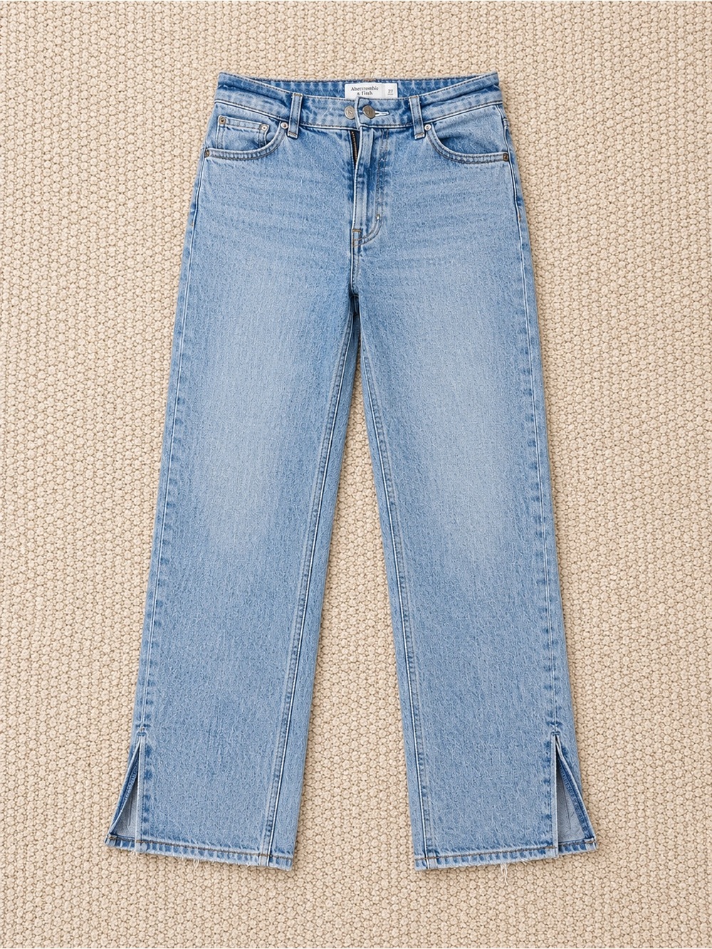 Abercrombie & Fitch Light Blue High-Rise Jeans